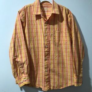 🍂5/10$!! Back to School Bright & Cheery Plaid Button Down Shirt